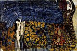 Entirety of Beethoven Frieze left6 by Gustav Klimt